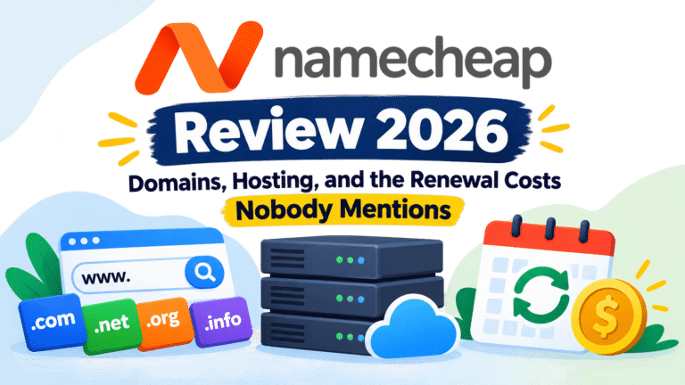 Namecheap Review 2026: Domains, Hosting, and the Renewal Costs Nobody Mentions