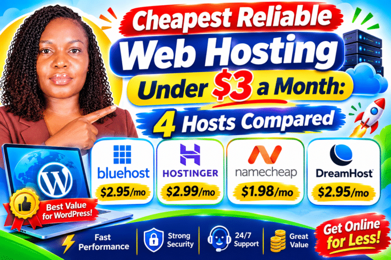 Cheapest Reliable Web Hosting Under $3 a Month: 4 Hosts Compared