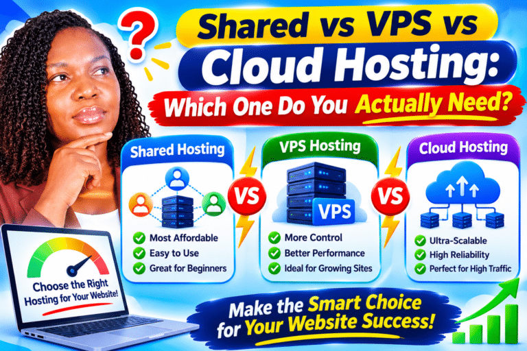 Shared vs VPS vs Cloud Hosting: Which One Do You Actually Need?