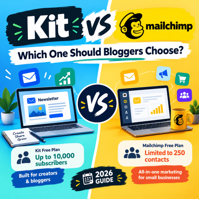 Kit vs Mailchimp: Which One Should Bloggers Choose?