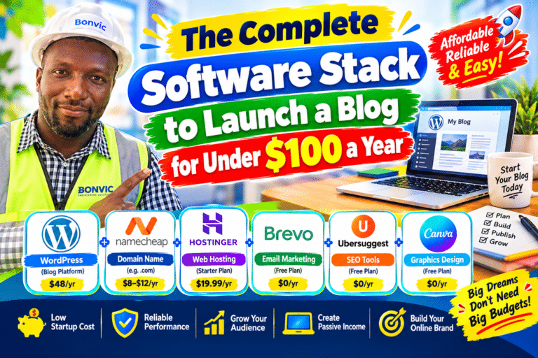 The Complete Software Stack to Launch a Blog for Under $100 a Year