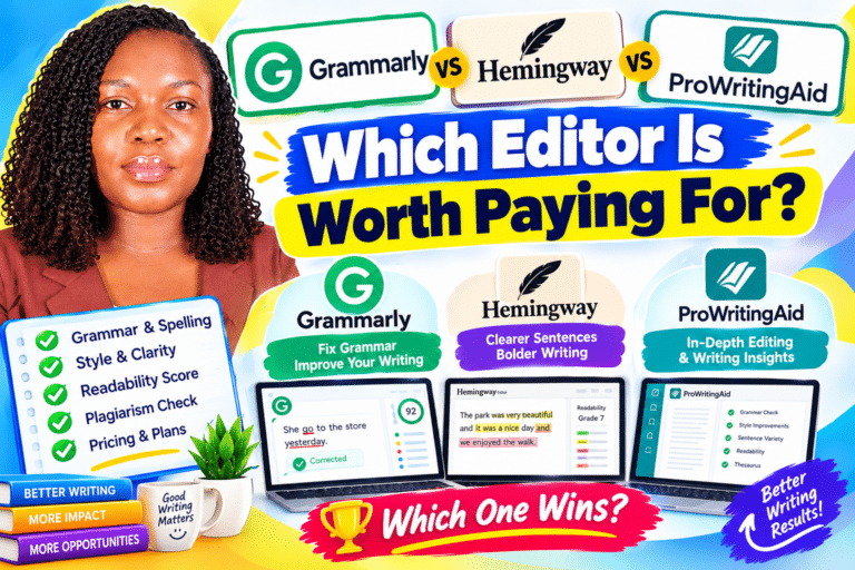 Grammarly vs Hemingway vs ProWritingAid: Which Editor Is Worth Paying For?